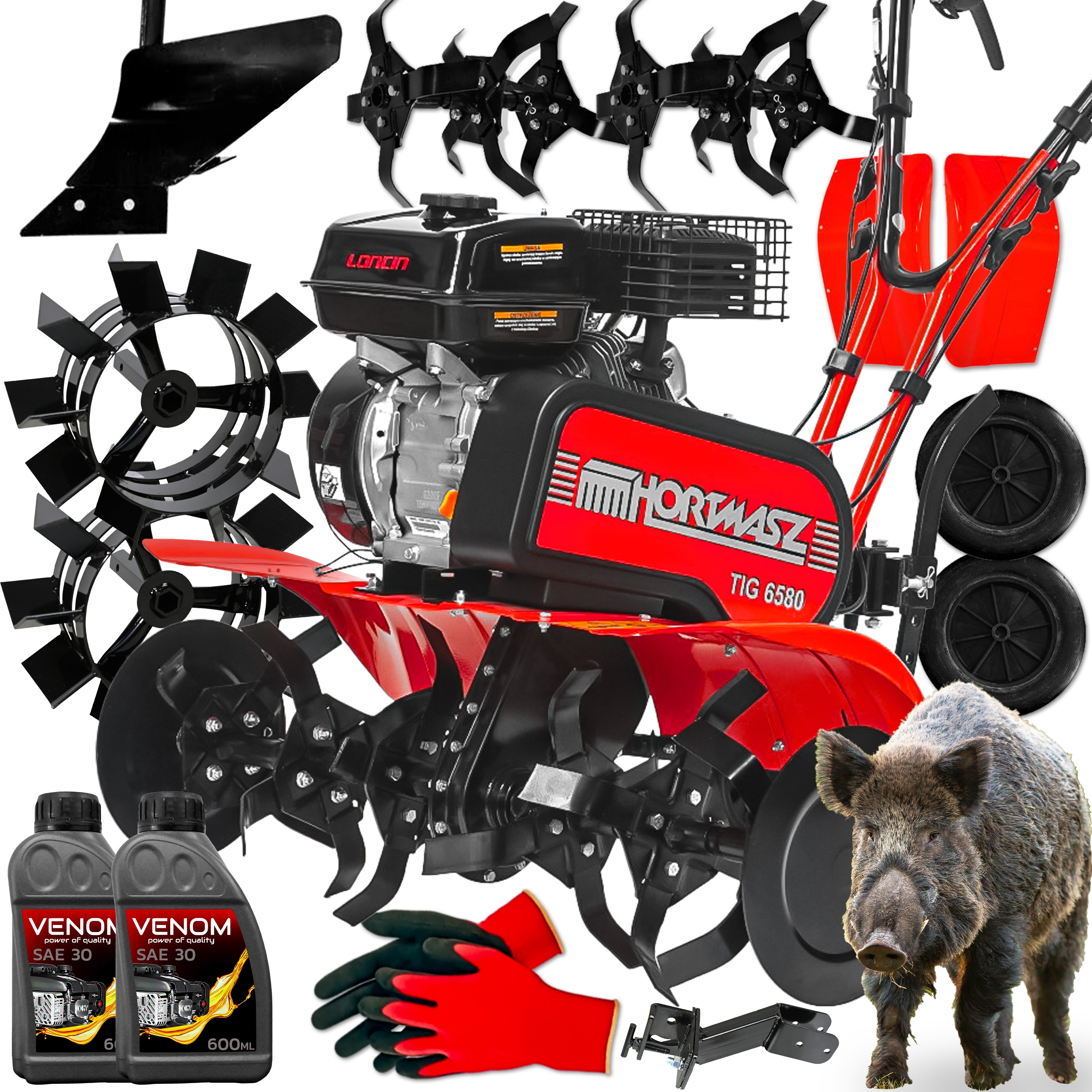 Kultivátor Hortmasz 90 cm 4100 W 9 HP